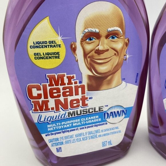 2X New Mr Clean Liquid Muscle Concentrate Multi Purpose Cleaner Dawn 887 ml - Picture 3 of 4